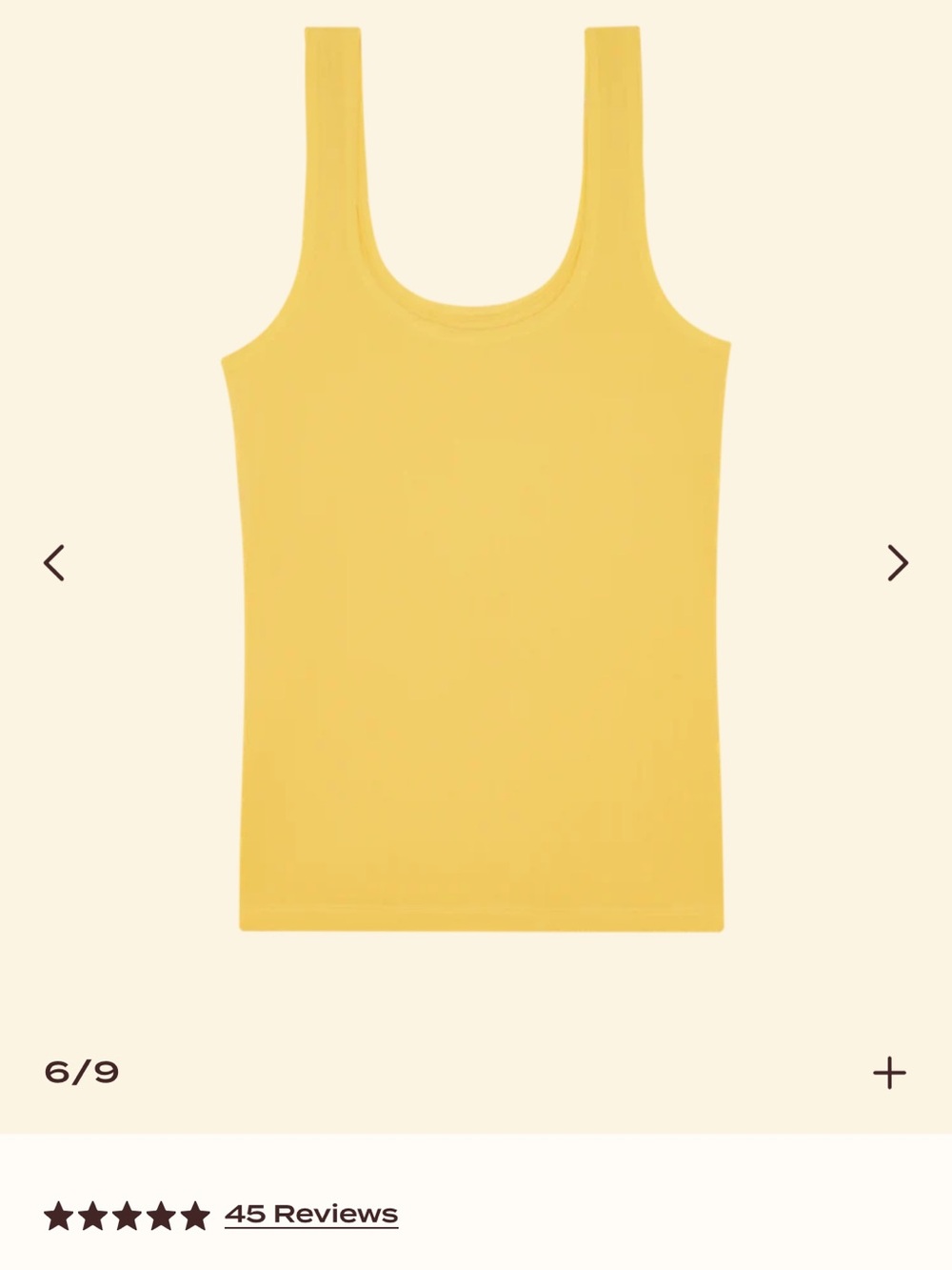 huha Sporty Classic Tank - Yellow